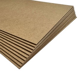 Rahmendesign24 MDF Board 2.5 mm | 20 x 20 | Set of 10 | HDF Board Wooden Board Craft Board
