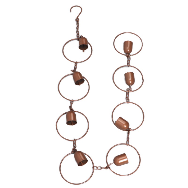 Hanging Rain Chime Metal Beautiful Sound Decorative Bell Shaped Rain