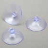 Dophee 10pcs 40mm/1.57" Transparent Suction Cup Sucker for Window Wall
