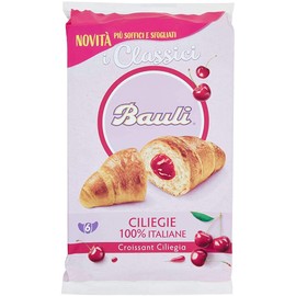 Bauli Croissant Ciliegia - Yeast Pastry with Cherry Filling (6 x 50 g)