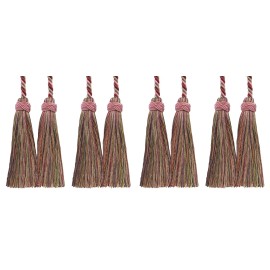 DÉCOPRO (TM) Curtain Tieback, Style# ICT, Color# 4260 - Berry Patch Red [Set of 4]