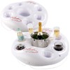 infactory Pool Accessories: Set of 2 Inflatable Drink Holders in