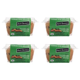 Aunt Gussie's - Spelt Sugar Free Chocolate Chip Cookies with Almonds - 4 Pack