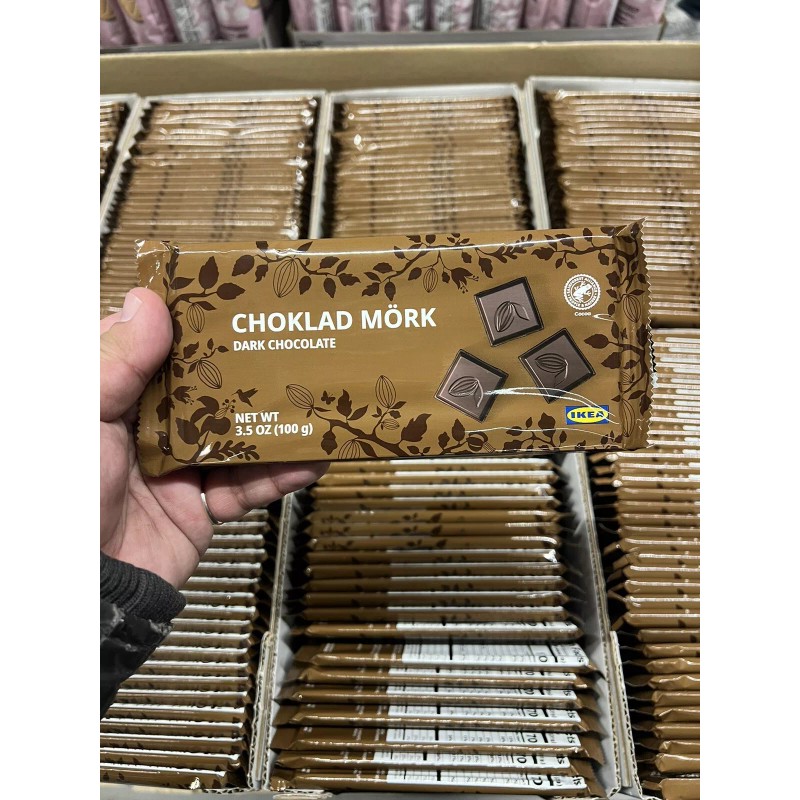 IKEA CHOKLAD MÖRK DARK CHOCOLATE BAR PACK OF 3