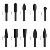 Pack of 10 Wood Rasp Rasp Set High-Speed Steel HSS
