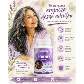 Serenex Night Melatonina Valeriana Sueño Relajación Dormir                                                                                            
