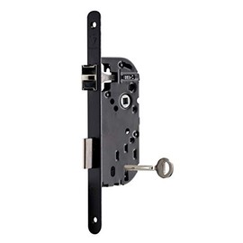 VACHETTE D226R-A40/N/SC 3 Gorges Reversible High Security Key Lock Round End Headrest 40mm Axle Bedroom Door Black Haute Sécurité