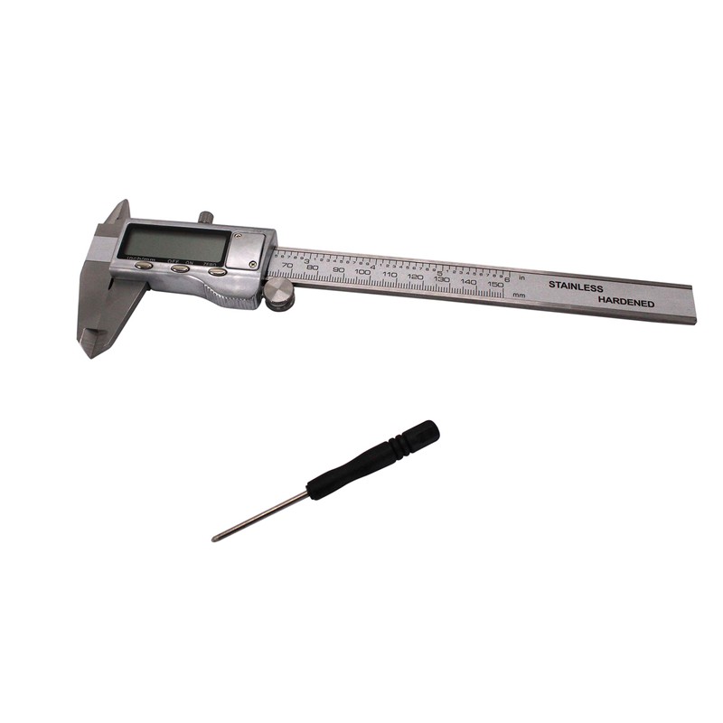 HFS(R) Digital Caliper 5.9 inches (150 mm), Stainless Steel, Accuracy