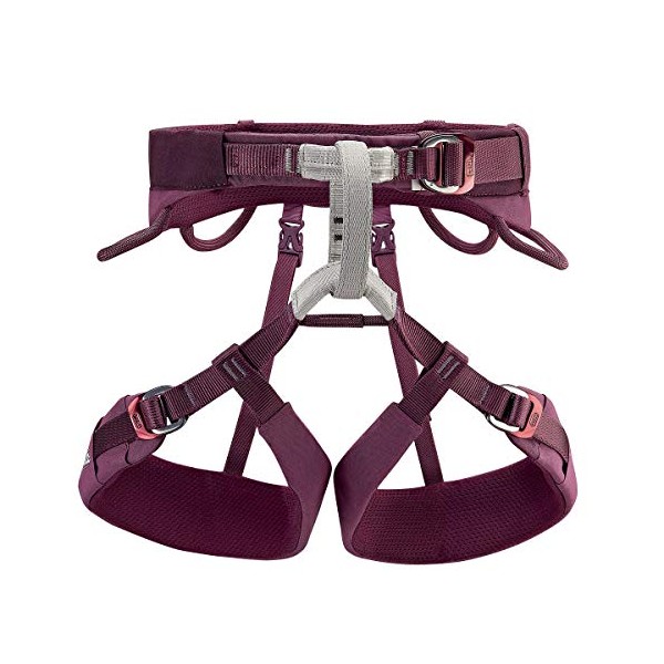 Petzl LUNA Women's Harness - Adjustable Rock and Ice Climbing Harness for Single and Multi-Pitch Climbs - Violet - XS