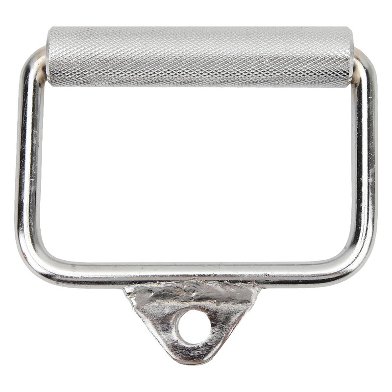 Cable Machine Handle Steel Knurled Fitness Hand Grip Pulldown Rowing