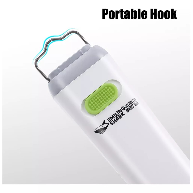 Smiling Shark Mini Linterna Shark2 Impermeable Doble Función Portátil