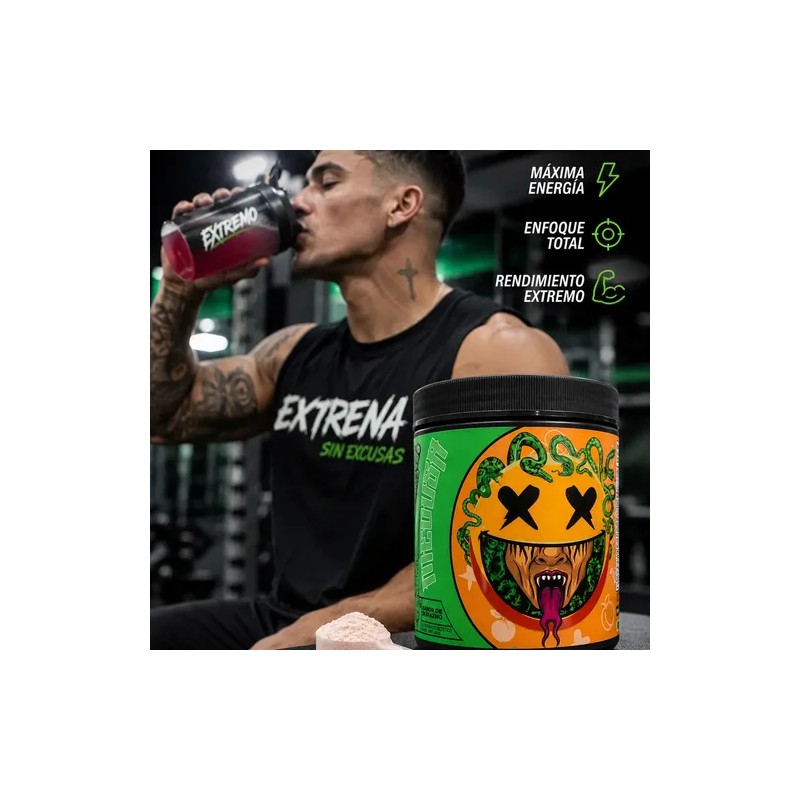 Pre Entrenador Preentreno Workout Serv Medusa Smile Labz Durazno