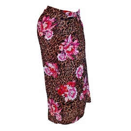 Victoria's Secret Sarong Swim Beach Cover-Up Animal Print Leopard Size OS Multicolor New