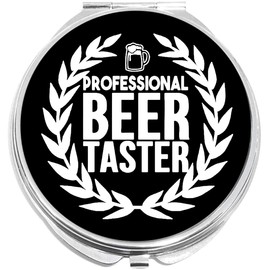 NewCharms Professional Beer Taster Compact with Mirrors - Perfect Pocket and Purse Size Folding Mirror for Applying Make Up Anywhere