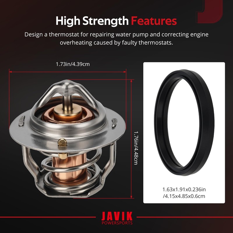 JAVIK Thermostat O-Ring For Honda Rubicon 500 TRX500FA Gpscape TRX500FGA