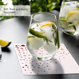 The Essential Concierge Servilletas Elegantes 5.0 X 5.0 In Paquete 100 Servilletas Cóctel Servilletas Elegantes Para Fiestas Servilletas Papel Desechables 3 Capas Servilletas Para Bebida