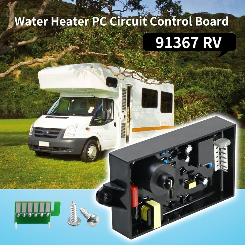 Vanshly 91367 RV Water Heater PC Control Board Replace for