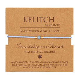 KELITCH Womens Miyuki Beaded Friendship Bracelets Bohemian Adjustable Bracelet Bangle Crystal Agate Bracelets