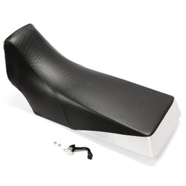 KUAFU New Complete Seat Compatible with 1987-2006 Yamaha Banshee 350 YZF350 Replacement for 5FK-24710-E0-00 (Black+Silvery)