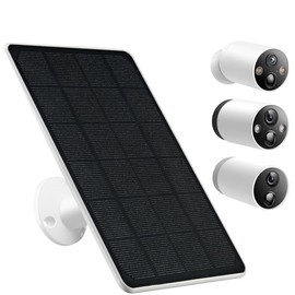 Tapo Solar Panel for Outdoor Security Camera, 5W Solar Charger Compatible with TP-Link Tapo MagCam C425/C420/C400, 9.4ft Waterproof Charging Cable, 360°Adjustable Mount, 7.5 * 6.4 Inch