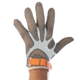 FRANZ MENSCH Hygostar Prick Protection Gloves without Cuff, Silver, 8/M, L: 24 cm, Cut Protection Gloves, Work Gloves