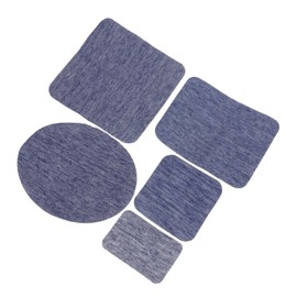 Operitacx Sew on Denim Patches for Jackets 5 Pack Decorative Iron-on Patches Easy to Use Clothing Decorations