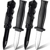 Sumind 4 Pieces Retractable Fake Knife Retractable Prop Knife Fake