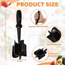 Nylon Meat Chopper, Heavy Duty Meat Masher for Ground Beef, Multipurpose Mixing Chopper Tool for Hamburger, Potato, Vegetables, BPA Free
