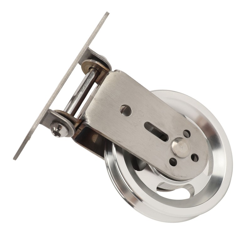 Pulley Wheel Bidirectional Rust Proof Silent Rotation Traction Wheel for