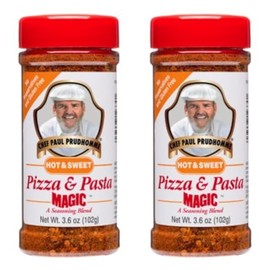 Chef Paul Prudhommes Magic Seasoning Blend Pizza & Pasta 3.6 oz (Pack of 2)