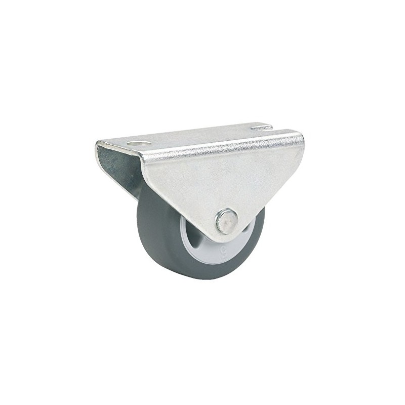 Parquet Fixed Castor 25 x 13 mm TPE Wheel Grey