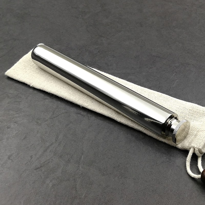 Lightweight Outdoor Flask Tube 7 Inches (approx~180mm) Length, 2.5oz (approx~73ml)
