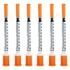Shudyear 50 Pack 1ml 0.3x13mm Syringe 30G, Plastic Multiple Uses