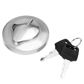Hoypeyfiy Fuel Gas Tank Cap Cover with Keys Replacement for Honda Shadow Rebel MAGNA VTX VT600 750 1100 1300