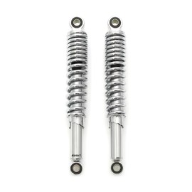 Chrome Shocks - Eye To Eye - 320mm (12.5") - Fits Honda Kawasaki Yamaha Suzuki