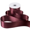 MEEDEE Burgundy Satin Ribbon 2 inch Wide Burgundy Ribbon Double