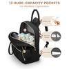 Pritent Diaper Bag Backpack,Baby Essentials Diapers Bag with Pacifier Case,Multipurpose