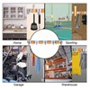 Punch Free Wall Mount Mop Broom Holder 4 Clips 5
