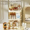 Organizador De Maquillaje 3 Capas Con Puerta Transparente