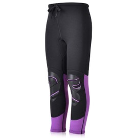 Intbost 3mm Kids Wetsuit Pants Girls Neoprene Bottom for Keeping Warm in Cold Water Swimming Pants Kids Wet Suit Pants Long Wetsuit Bottoms Scuba Diving Snorkeling