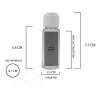 Xena Envases Mini Botellas Pequeñas 20 Ml Tapa Flip Top