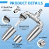 Boltigen Dual Turbo Nozzle Pressure Washer, 360° Rotating Spray Tips