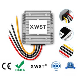 XWST XWST Netzteil Spannungswandler 24v auf 12v 10A 120W Abw?rtswandler Regler Wechselrichter Adapter Konverter for Motor Auto PKW Kfz Boot Sonnensystem (DC18-40V Breit Eingang)