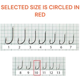 PRO FILSTAR 20 Pieces Fishing Hook Set N10 - Carp Fishing Hooks - Carp Fishing Accessories - Barbed Carp Hooks - Carp Fishing Straight Hooks - Carp Rigs - Fishing Accessories - Method Feeder -