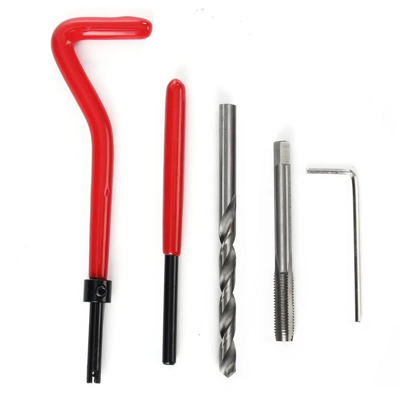 Saipor 30pcs Thread Repair Kit M6 x1.0mm Helicoil Restoring Thread