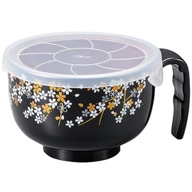 Kano 74556 Easy Soup Bowl with Lid, 12.8 fl oz (380 ml), Black
