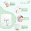 Lomrsiul Adhesive Wall Hooks for Hanging, Clear Removable Window Hooks