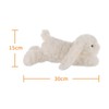 Apricot Lamb Lying Rabbit Plush Toys for Children, Soft Cute