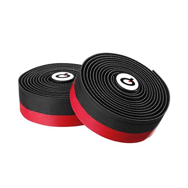 Prologo Unisex_Adult Onetouch 2 Handlebar Tape, Black/red, Standard Size
