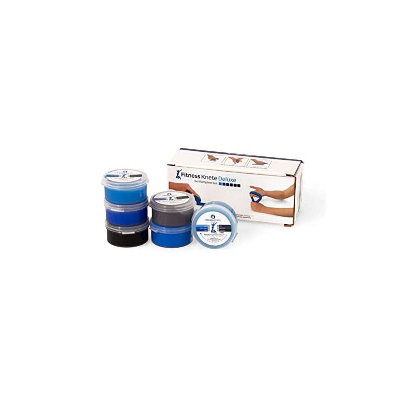 Fitness Knete Deluxe Attention 15 g Container Complete Set of